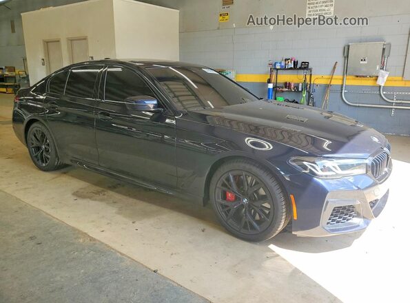 WBA73BJ05PWX98029 2023 BMW 5 SERIES Blue Delantero derecho