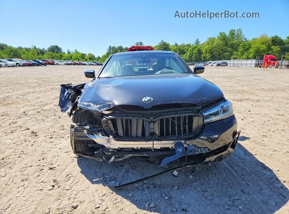 WBA73BJ07MWW94301 2021 BMW 5 SERIES Черный Вид спереди