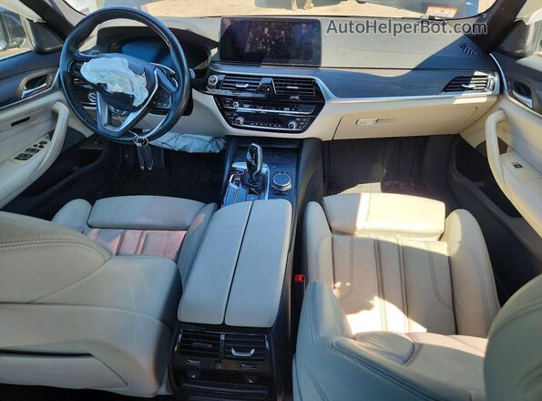 WBA73BJ07MWW94301 2021 BMW 5 SERIES Черный Вид панели приборов
