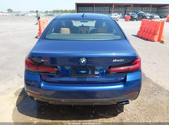 WBA73BJ07NWX58306 2022 BMW 5 SERIES Blue 