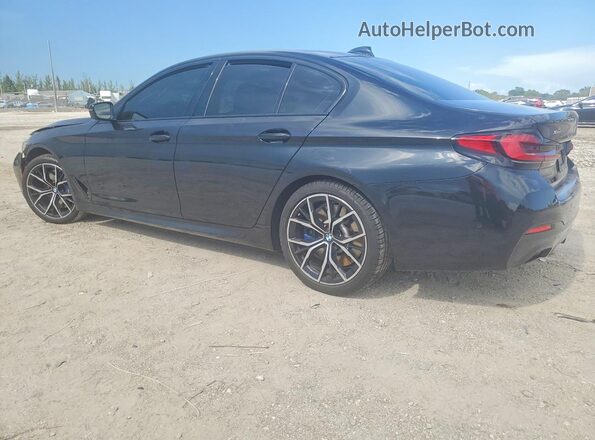 WBA73BJ0XNCK28929 2022 BMW 5 SERIES Black Trasero izquierdo