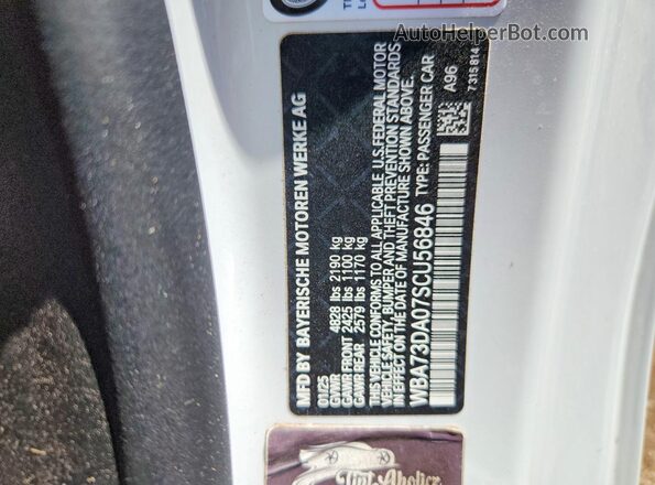 WBA73DA07SCU56846 2025 BMW M4 White Engine compartment view