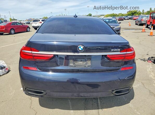 WBA7E2C34HG740829 2017 BMW 7 SERIES Black Vista trasera