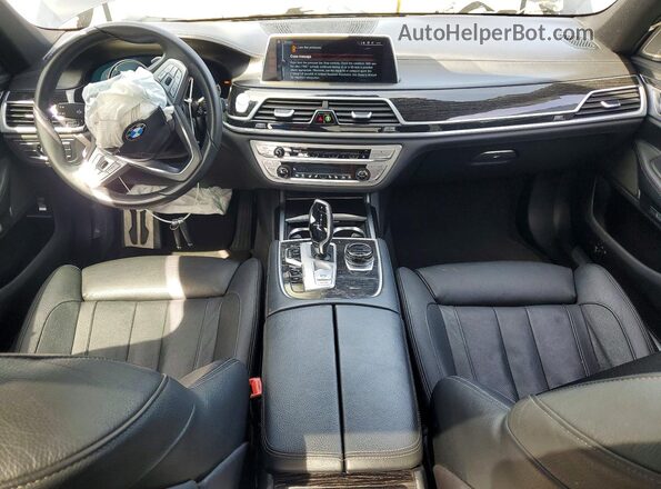 WBA7E2C34HG740829 2017 BMW 7 SERIES Black Vista del salpicadero