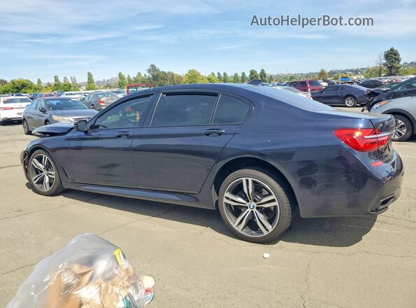 WBA7E2C34HG740829 2017 BMW 7 SERIES Black Trasero izquierdo