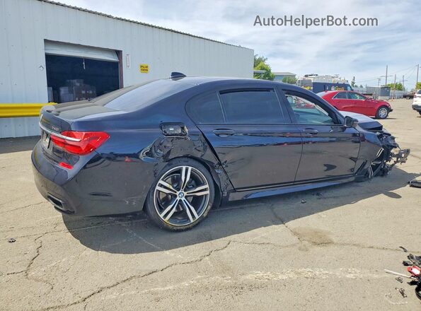 WBA7E2C34HG740829 2017 BMW 7 SERIES Black Trasero derecho