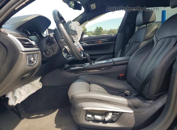WBA7E2C34HG740829 2017 BMW 7 SERIES Black Vista interior delantera