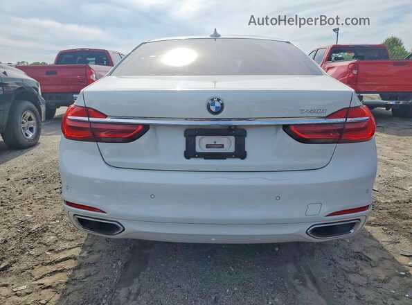 WBA7E2C50GG503836 2016 BMW 7 SERIES White Rear view