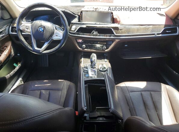 WBA7E2C50GG548131 2016 BMW 7 SERIES Белый Вид панели приборов
