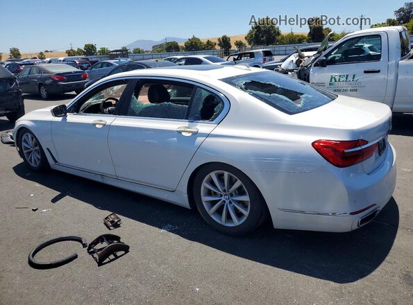 WBA7E2C50GG548131 2016 BMW 7 SERIES Белый Задняя левая четверть