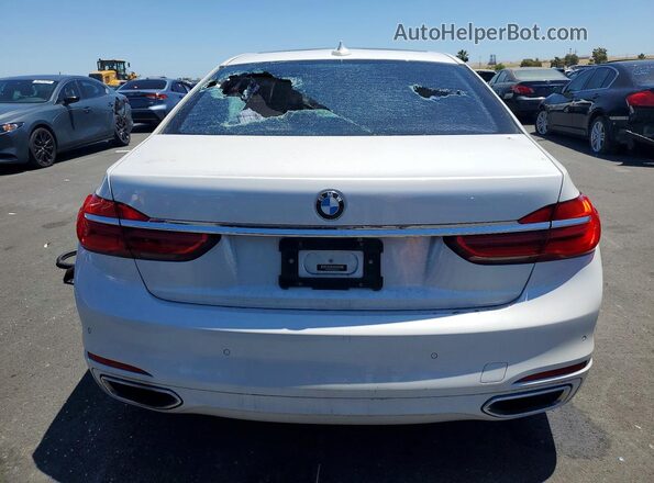 WBA7E2C50GG548131 2016 BMW 7 SERIES Белый Вид сзади