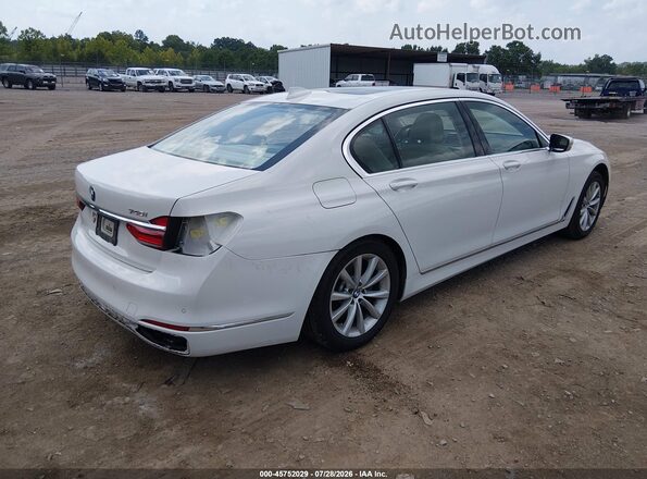 WBA7E2C50HG740411 2017 BMW 7 SERIES White უკანა მარჯვენა