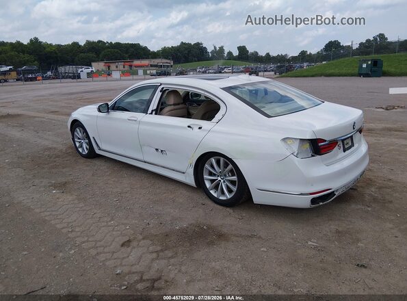 WBA7E2C50HG740411 2017 BMW 7 SERIES White უკანა მარცხენა