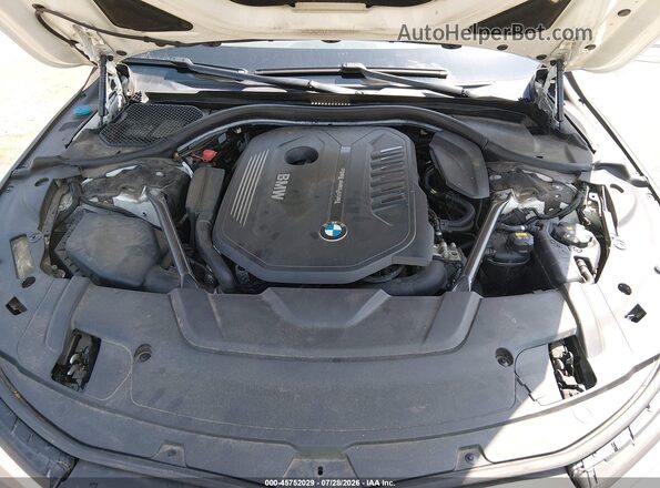 WBA7E2C50HG740411 2017 BMW 7 SERIES White უკანა ხედი