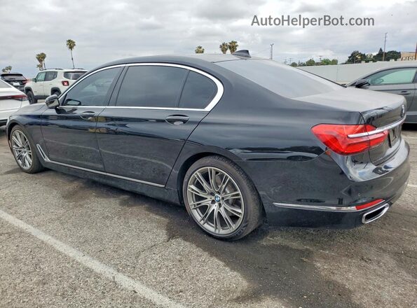 WBA7E2C52GG738741 2016 BMW 7 SERIES Черный Задняя левая четверть