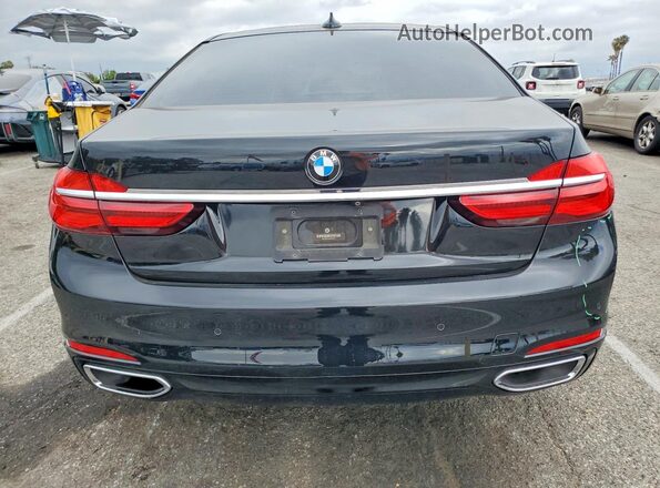 WBA7E2C52GG738741 2016 BMW 7 SERIES Черный Вид сзади