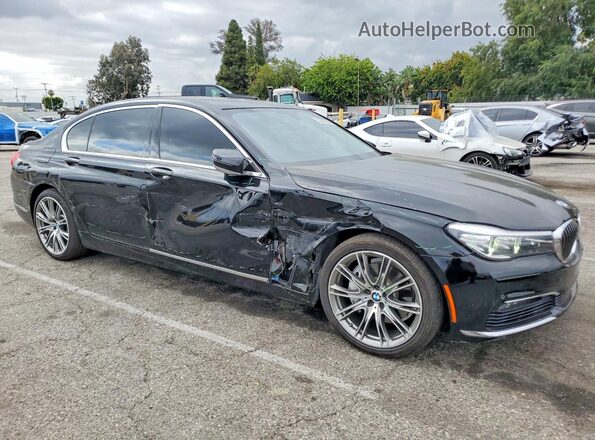 WBA7E2C52GG738741 2016 BMW 7 SERIES Черный Передняя правая четверть