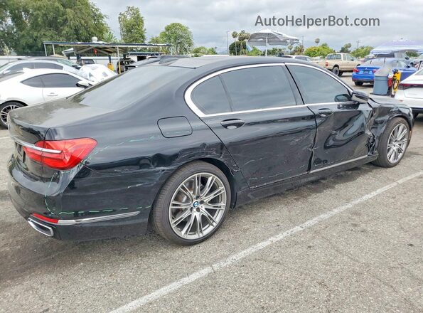 WBA7E2C52GG738741 2016 BMW 7 SERIES Черный Задняя правая четверть