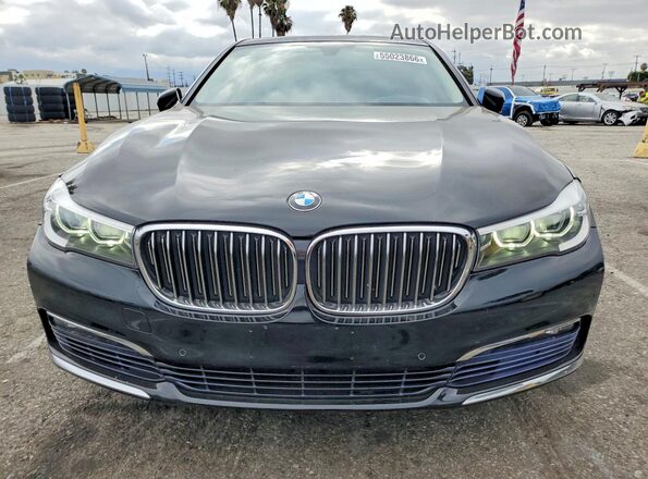 WBA7E2C52GG738741 2016 BMW 7 SERIES Черный Вид спереди