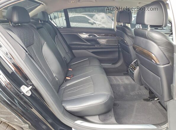 WBA7E2C52GG738741 2016 BMW 7 SERIES Черный Вид задних сидений