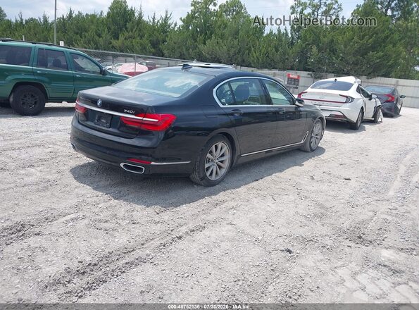 WBA7E2C52KB216746 2019 BMW 7 SERIES Black Задня права чверть