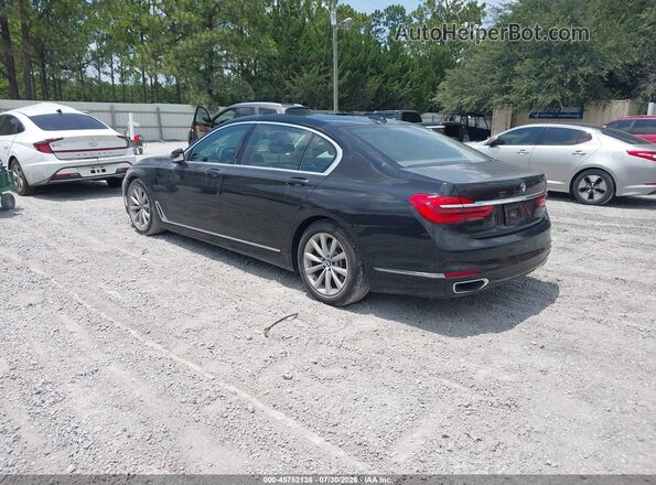 WBA7E2C52KB216746 2019 BMW 7 SERIES Black Задня ліва чверть