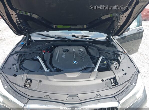 WBA7E2C52KB216746 2019 BMW 7 SERIES Black Вид ззаду