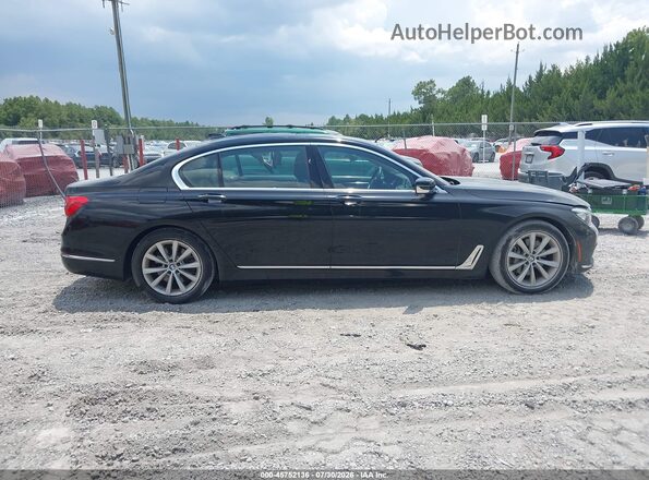 WBA7E2C52KB216746 2019 BMW 7 SERIES Black Вид задньої частини салону