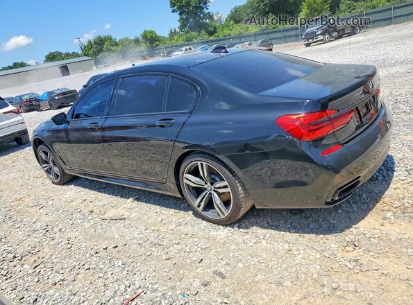 WBA7E2C52KB217704 2019 BMW 7 SERIES Black Հետևի ձախ