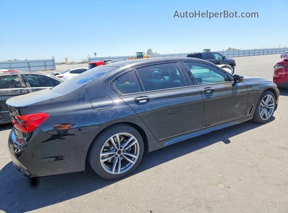 WBA7E2C52KB454421 2019 BMW 7 SERIES Black Tył prawy