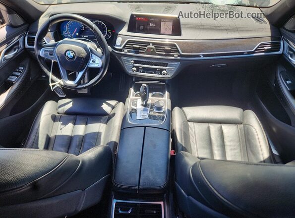 WBA7E2C52KB454421 2019 BMW 7 SERIES Black Widok deski rozdzielczej