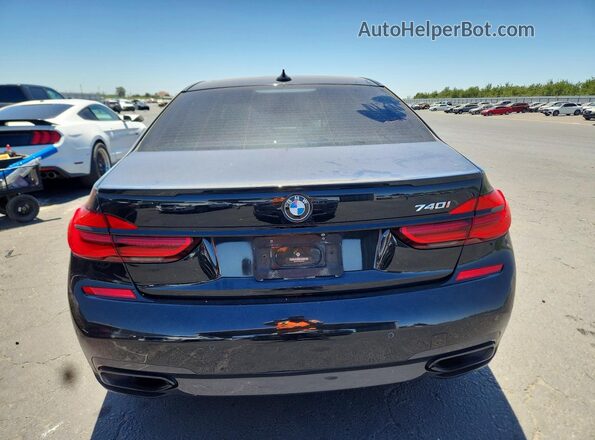 WBA7E2C52KB454421 2019 BMW 7 SERIES Black Widok z tyłu
