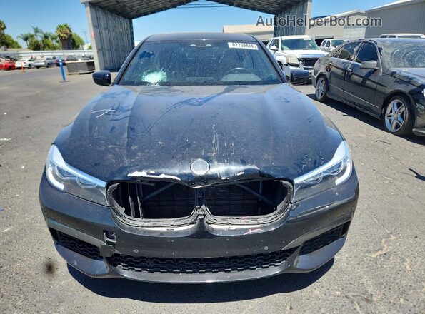WBA7E2C52KB454421 2019 BMW 7 SERIES Black Widok z przodu
