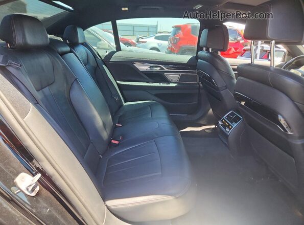 WBA7E2C52KB454421 2019 BMW 7 SERIES Black Widok tylnych siedzeń