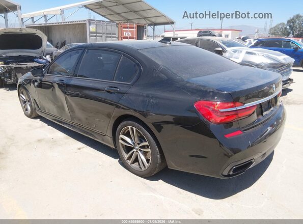 WBA7E2C55HG739285 2017 BMW 7 SERIES Black Հետևի ձախ