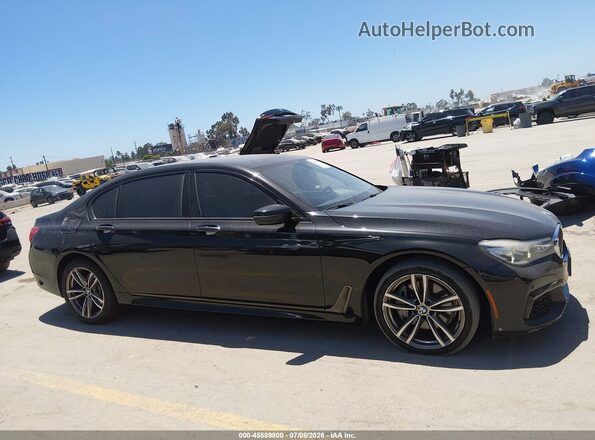 WBA7E2C55HG739285 2017 BMW 7 SERIES Black Սալոնի հետևի տեսք