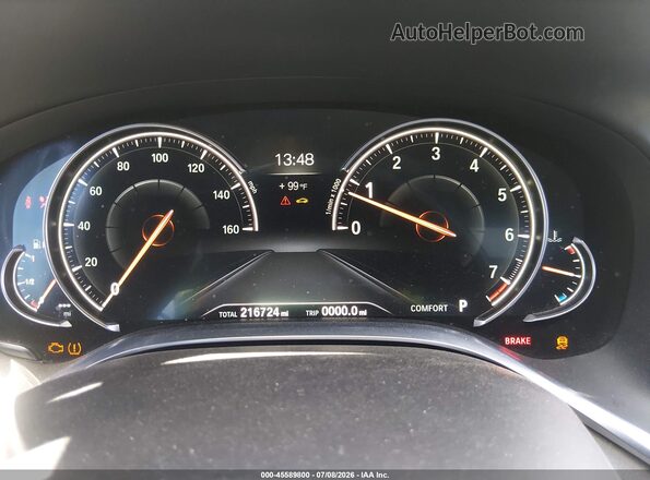 WBA7E2C55HG739285 2017 BMW 7 SERIES Black Հետևի նստատեղերի տեսք