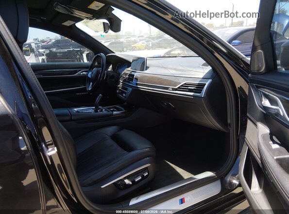 WBA7E2C55HG739285 2017 BMW 7 SERIES Black Սալոնի դիմացի տեսք