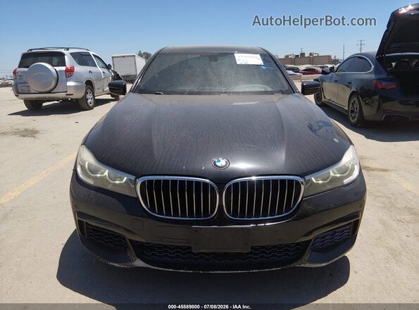 WBA7E2C55HG739285 2017 BMW 7 SERIES Black Սարքավորումների վահանակի տեսք