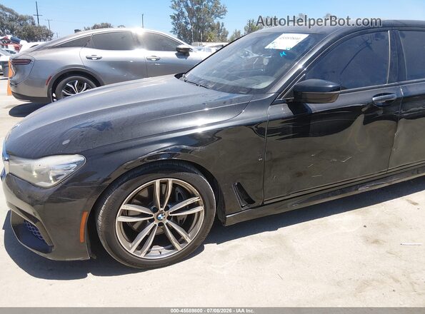 WBA7E2C55HG739285 2017 BMW 7 SERIES Black Դիմացի տեսք