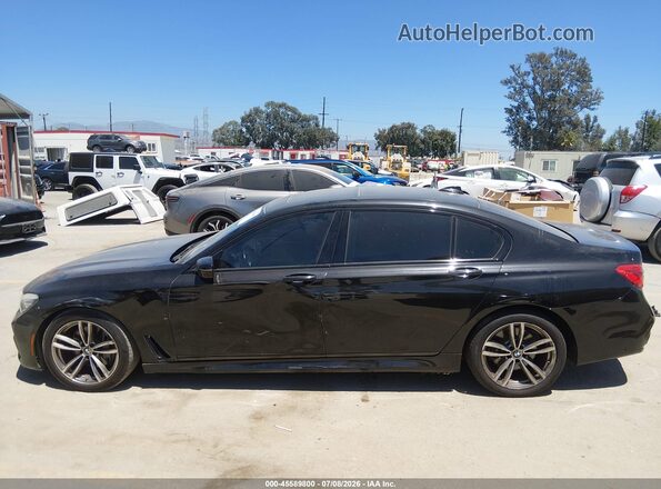 WBA7E2C55HG739285 2017 BMW 7 SERIES Black Սալոնի 360 աստիճան տեսք