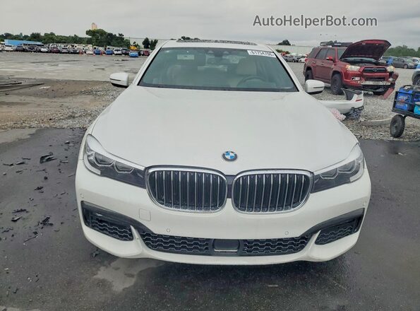 WBA7E2C55KB218281 2019 BMW 7 SERIES White Widok z przodu