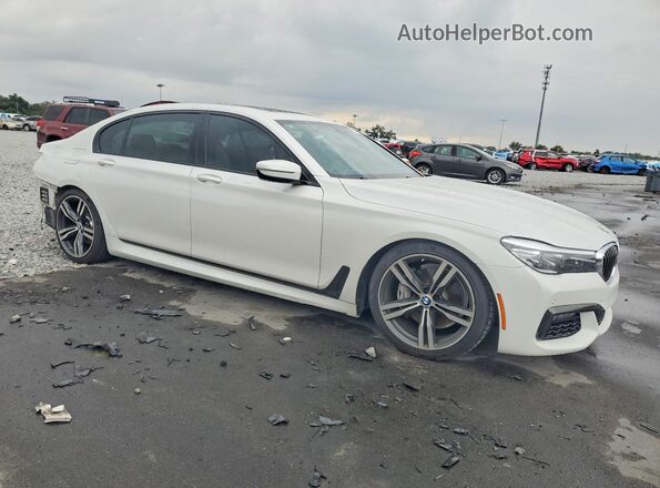 WBA7E2C55KB218281 2019 BMW 7 SERIES White Przód prawy
