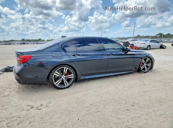 WBA7E2C56KB217432 2019 BMW 7 SERIES Charcoal Tył prawy