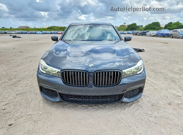 WBA7E2C56KB217432 2019 BMW 7 SERIES Charcoal Widok z przodu