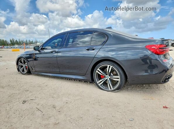WBA7E2C56KB217432 2019 BMW 7 SERIES Charcoal Tył lewy