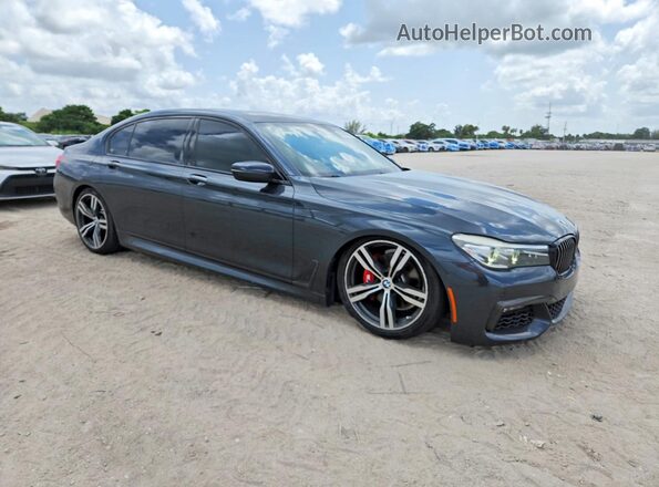 WBA7E2C56KB217432 2019 BMW 7 SERIES Charcoal Przód prawy
