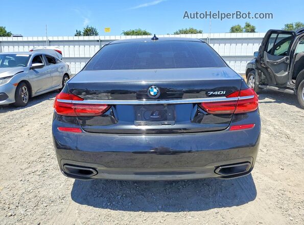 WBA7E2C58GG547440 2016 BMW 7 SERIES Black უკანა ხედი