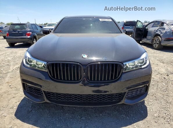 WBA7E2C58GG547440 2016 BMW 7 SERIES Black წინა ხედი