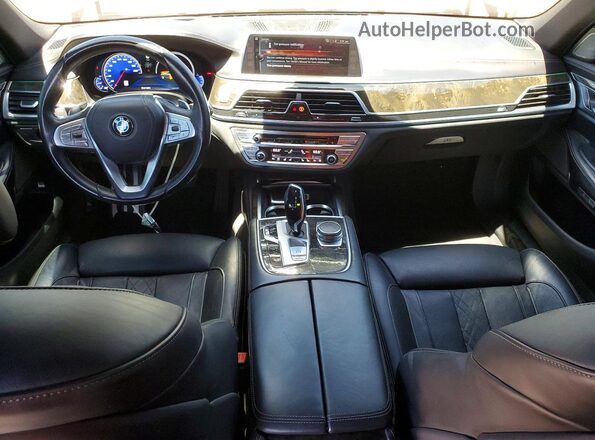 WBA7E2C58GG547440 2016 BMW 7 SERIES Black წინა პანელის ხედი